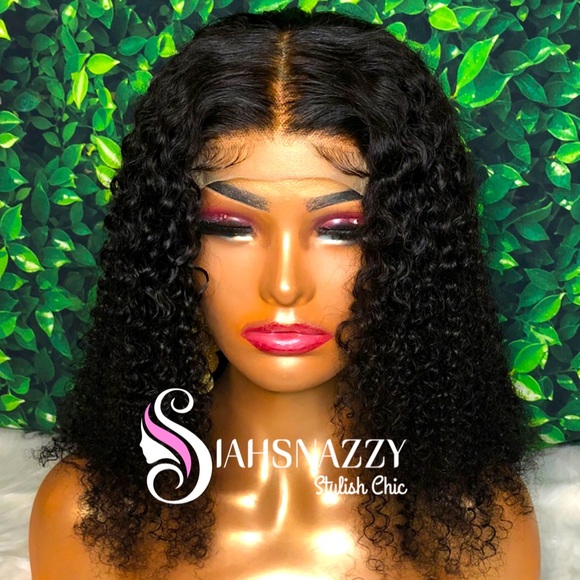 SiahSnazzy Other - Glueless Kinky Curly Lace Wig 4*4